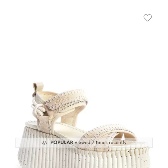 Chloe Cream Espadrille Platform Sandals